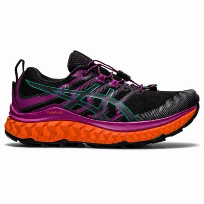 Asics Trabuco Max - Naisten Polkujuoksukengät - Mustat/Violetit